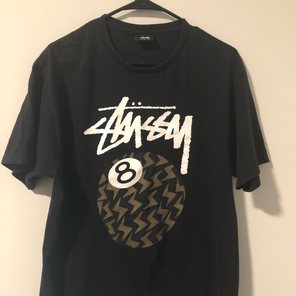 Stussy 8 Ball Tee Blk